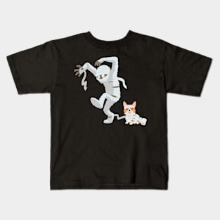 Scared Mummy Kids T-Shirt